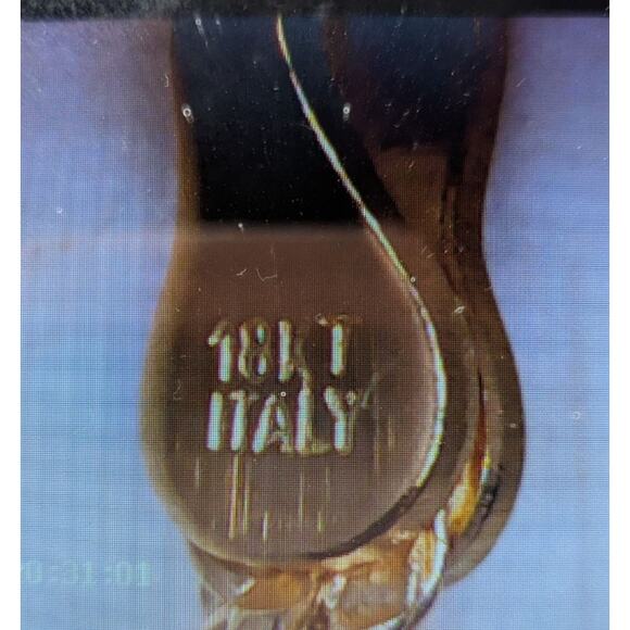 Estate Milor Italy 18K Yellow Gold Rope Chain Bracelet 7” 1.1g - Picture 3 of 6